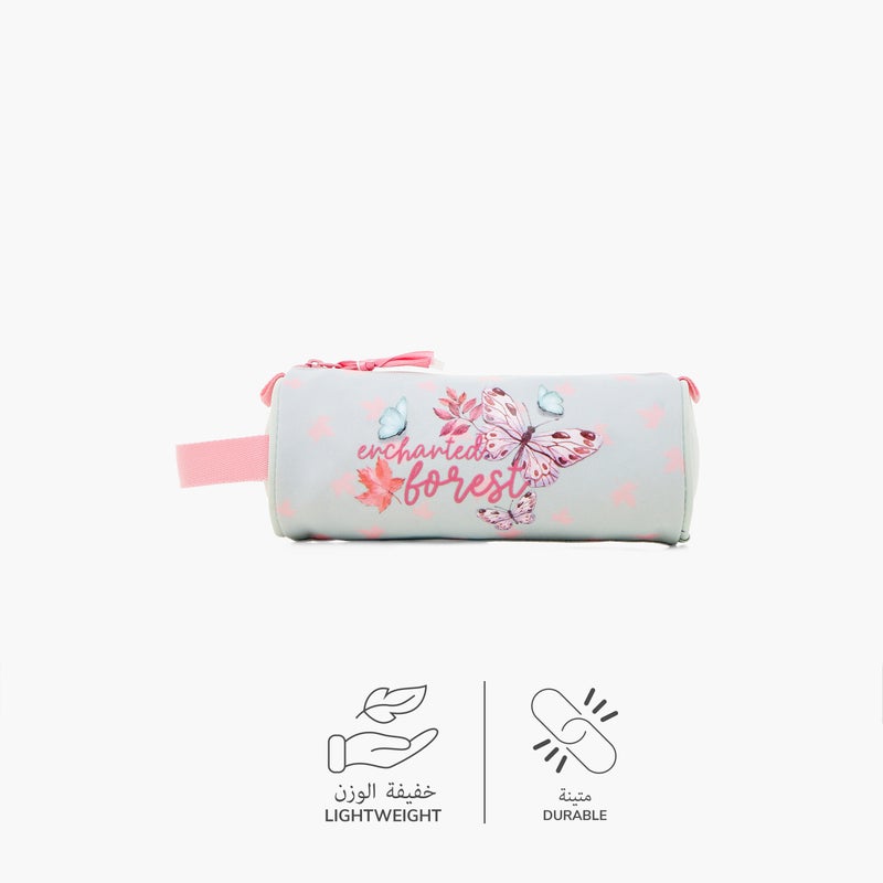 Roll road Pouch - Enchanted Forest - 1Cmprt - Printed (Polyester) Mint \ 23X9X9Cm - Image 4
